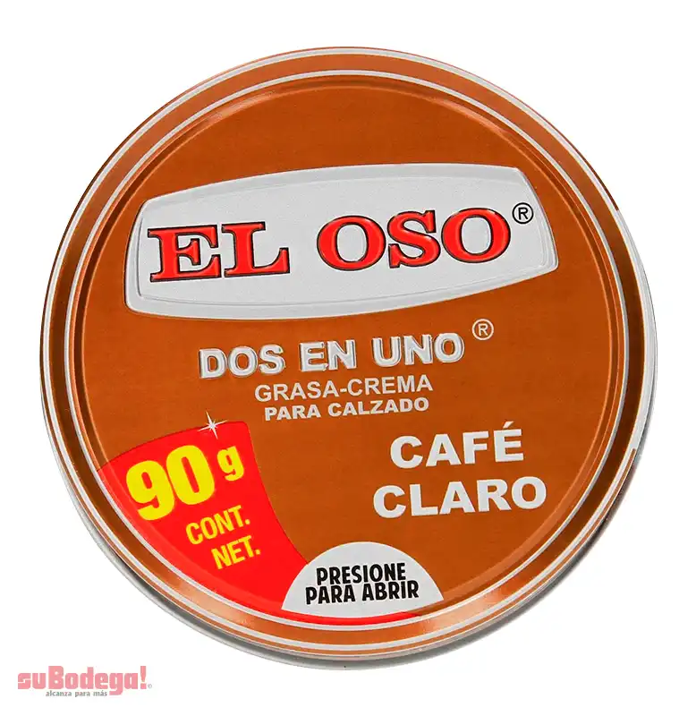 Grasa El Oso 2 en 1 Café 90 gr.