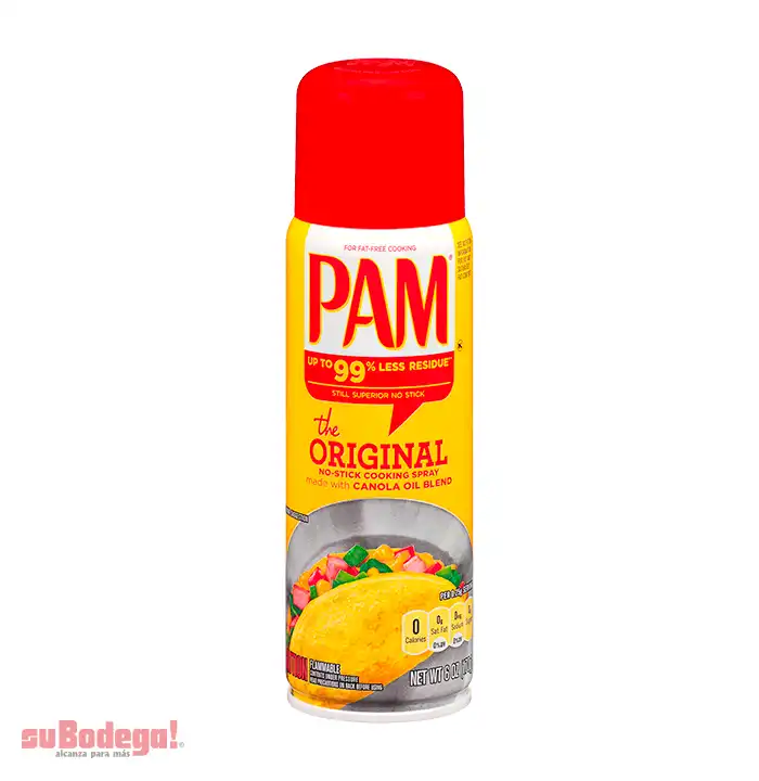 Aceite Pam Aerosol Original 170 Gr.