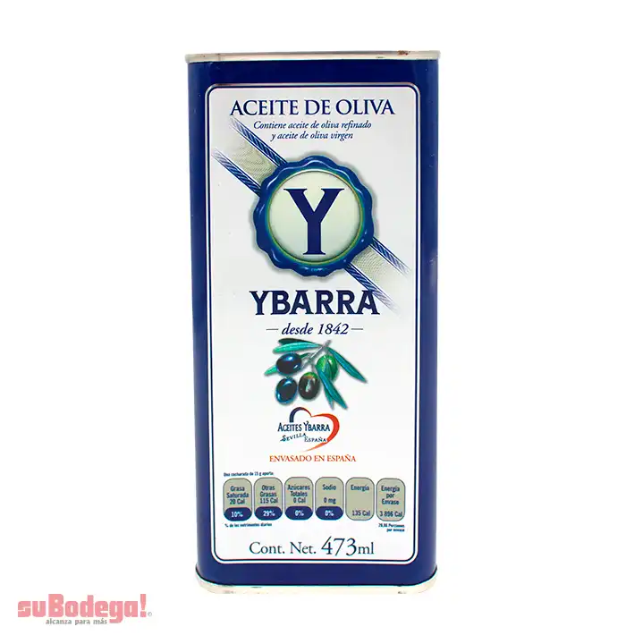 Aceite de Oliva Ybarra Importado 473 ml.