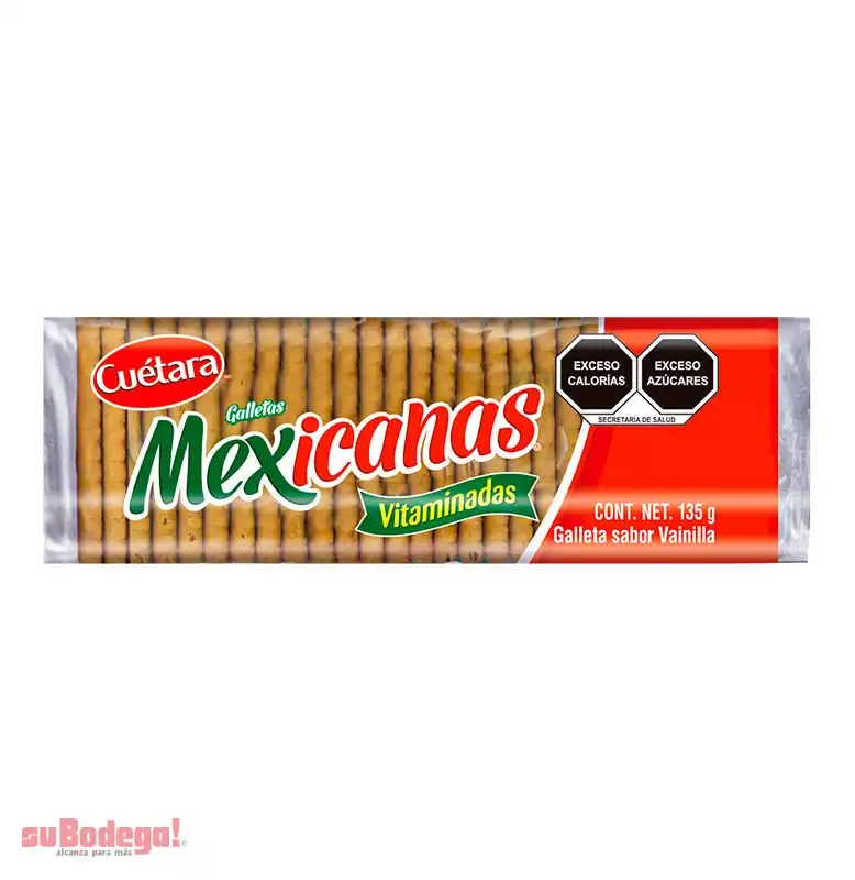 Galletas Cuétara Mexicana Vitaminada 135 gr.