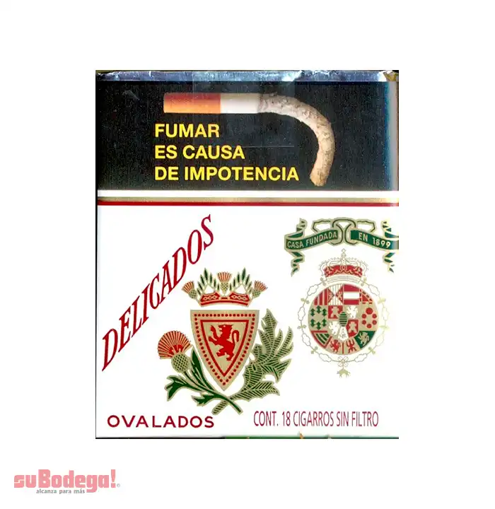 Cigarros Delicados Ovalados 1 Cajetilla