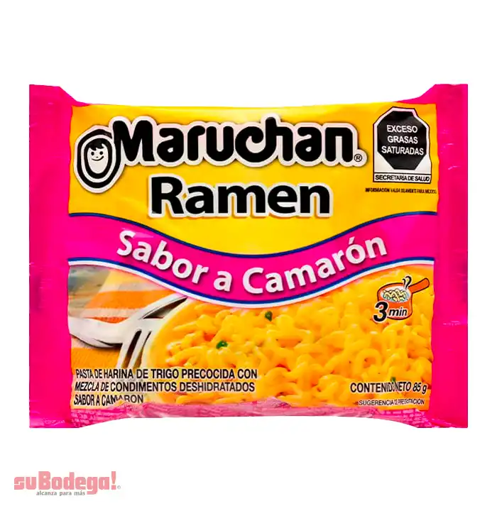 Sopa Maruchan Ramen Camarón 85 gr.