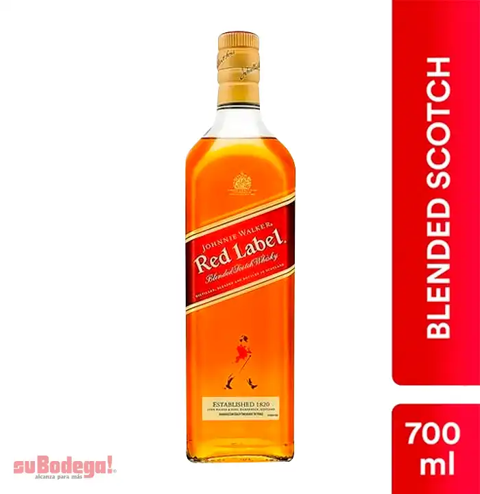 Whisky Johnnie Walker Red Label 750 ml.
