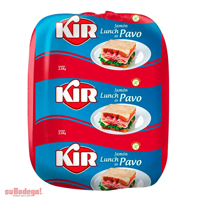 Jamón de Pavo Lunch Kir 1 kg.