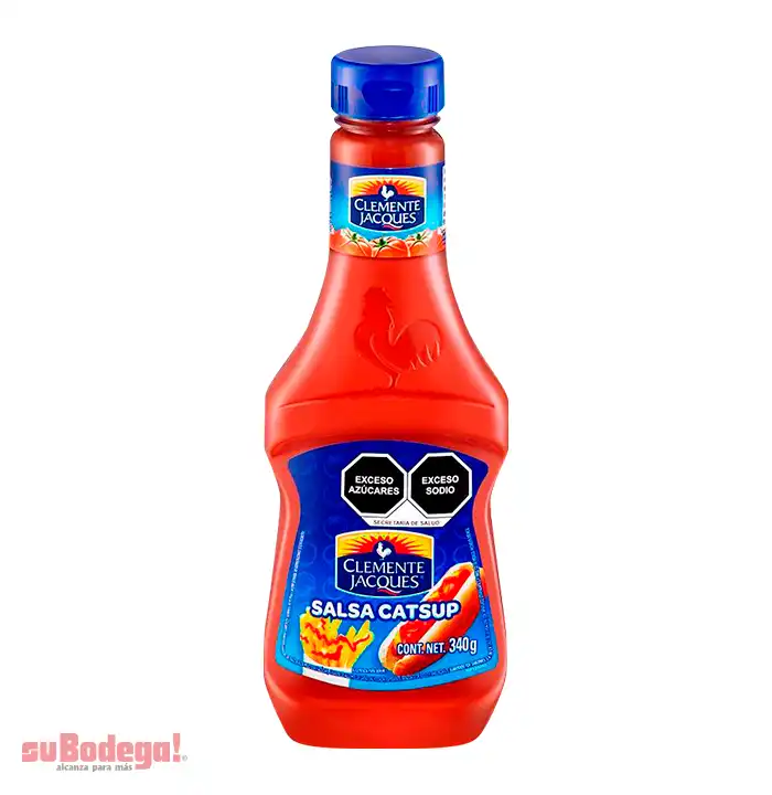 Salsa Cátsup Clemente Jacques Squeezable 340 gr.