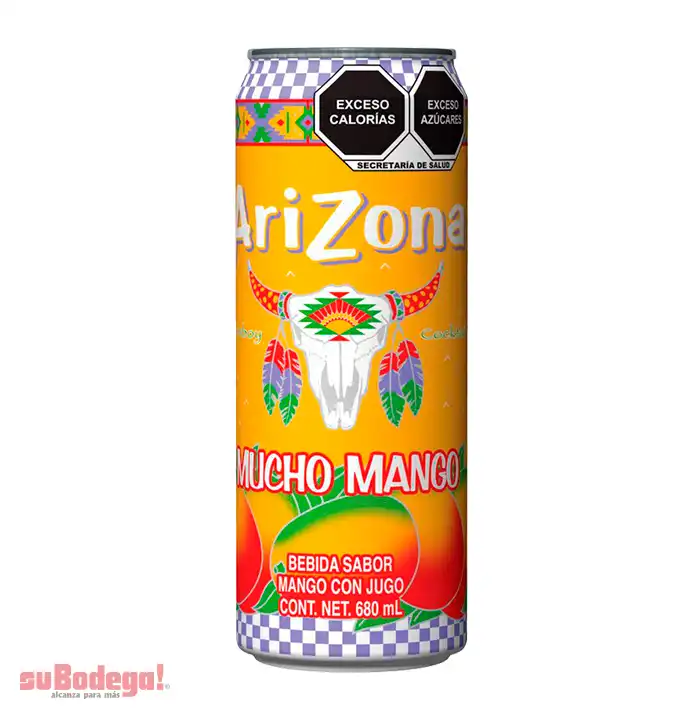 Bebida Arizona Mucho Mango 680 ml.