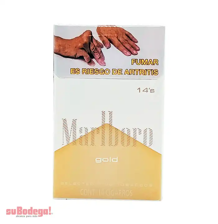 Cigarros Marlboro Gold 14s 1 Cajetilla