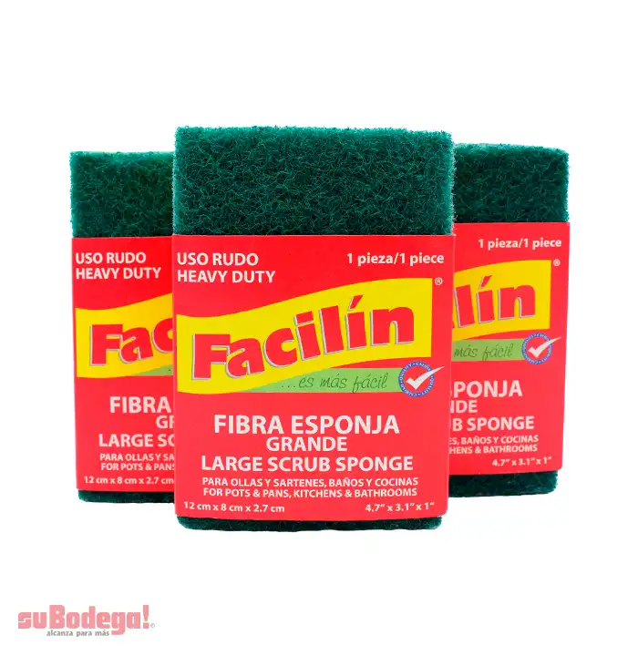 Fibra Facilín Esponja Grande pz.