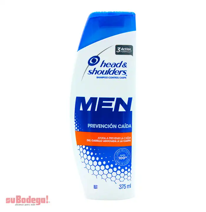 Shampoo Head & Shoulders Prevención Caída 375 ml.