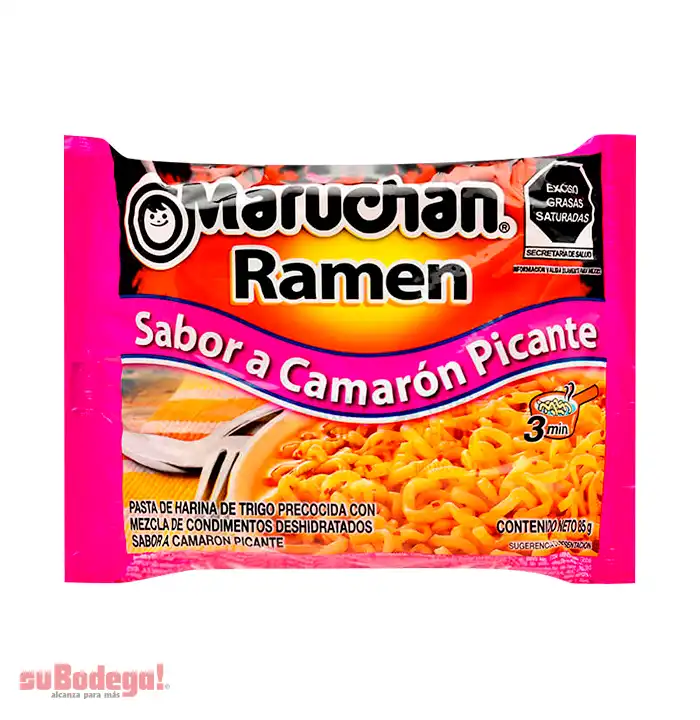 Sopa Maruchan Ramen Camarón Picante 85 gr.