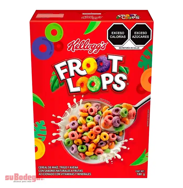 Cereal Kelloggs Froot Loops 180 gr.