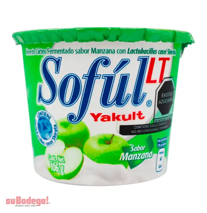 Yoghurt Sofúl Manzana Sin Azúcar 106 gr.