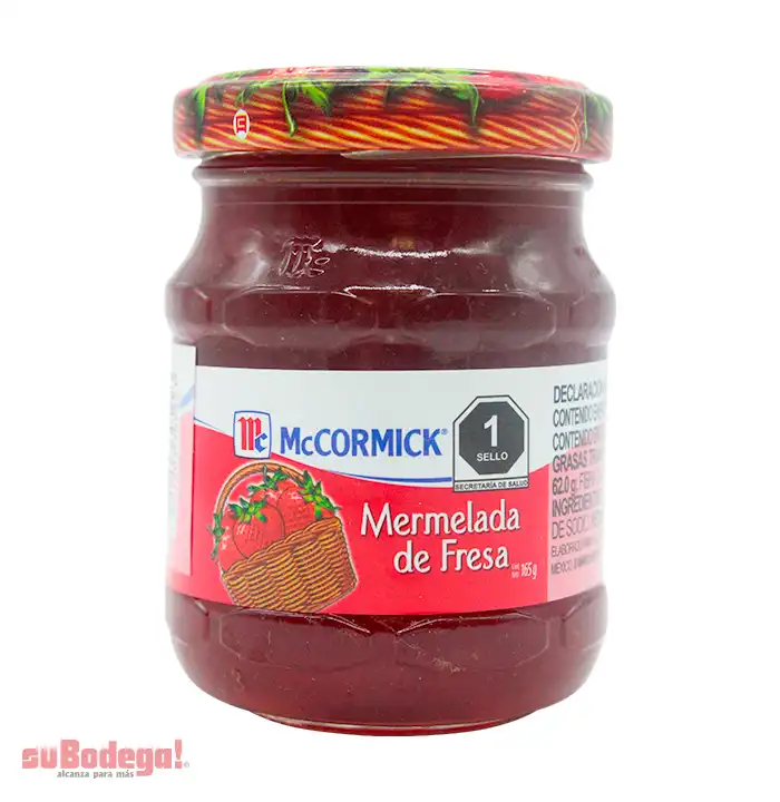 Mermelada Fresa Mc Cormick 165 gr.