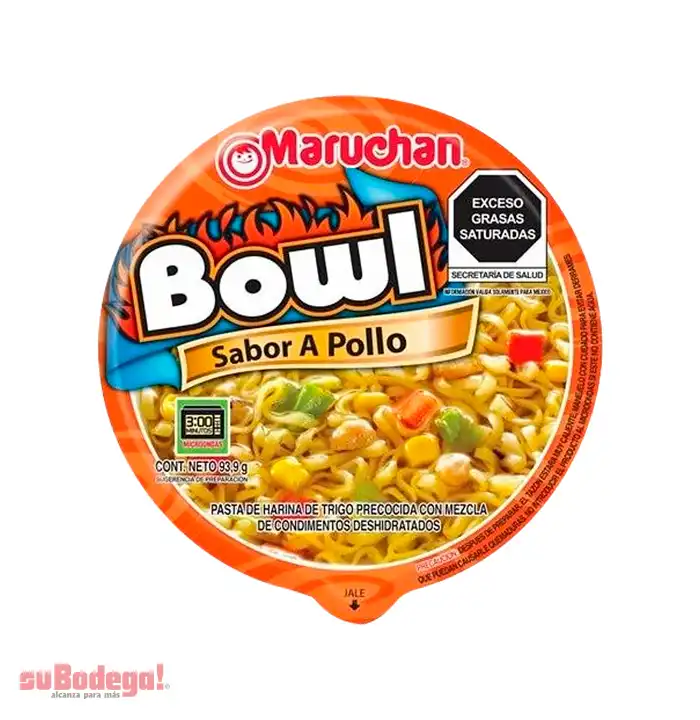 Sopa Maruchan Bowl Pollo 93.9 Gr.