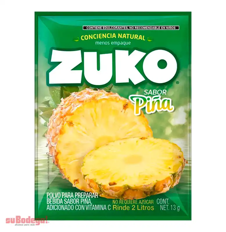 Refresco Zuko Piña 15 gr.