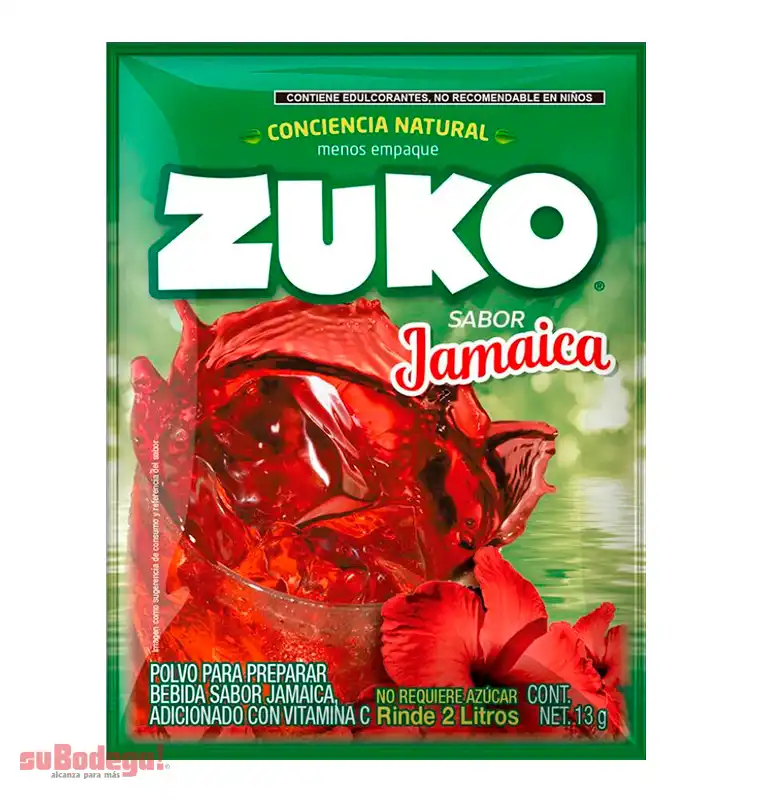 Refresco Zuko Jamaica de 15 gr.