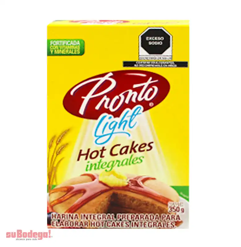 Harina para Hot Cakes Pronto Integrales Light 350 gr.