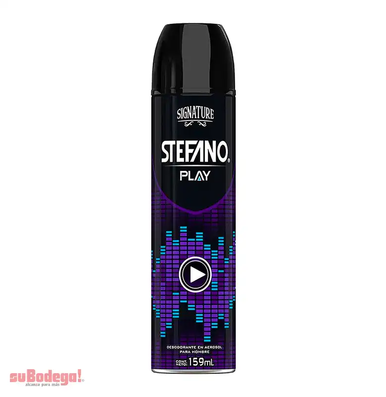 Desodorante Stefano Play Aerosol 113 gr.