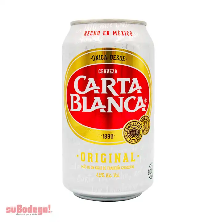 Cerveza Carta Blanca Lata 355 ml.