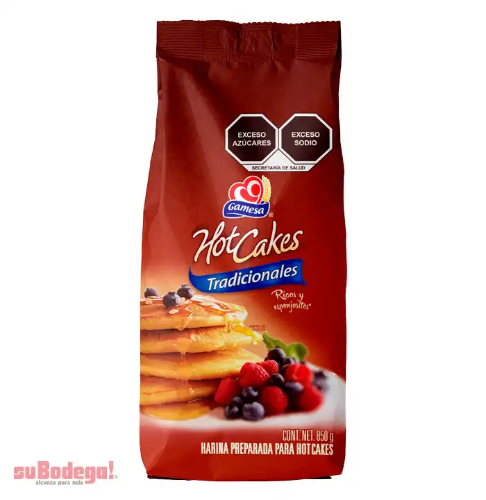 Harina para Hot Cakes Gamesa 850 gr. | suBodega! alcanza para más