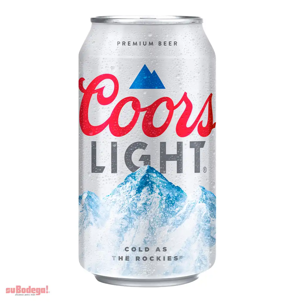 Cerveza Coors Light Lata 355 Ml.