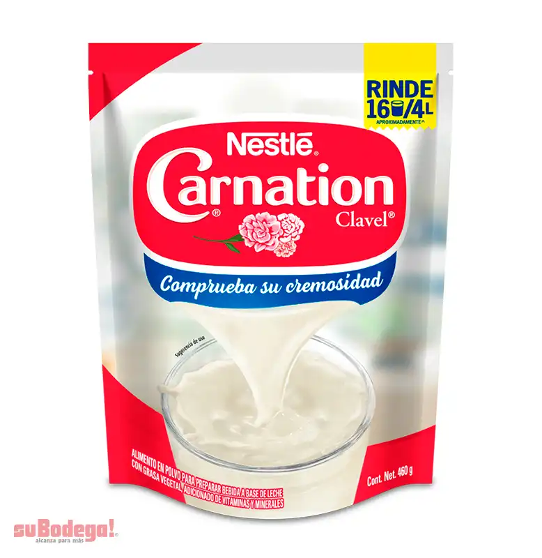 Leche Carnation Polvo 460 gr..