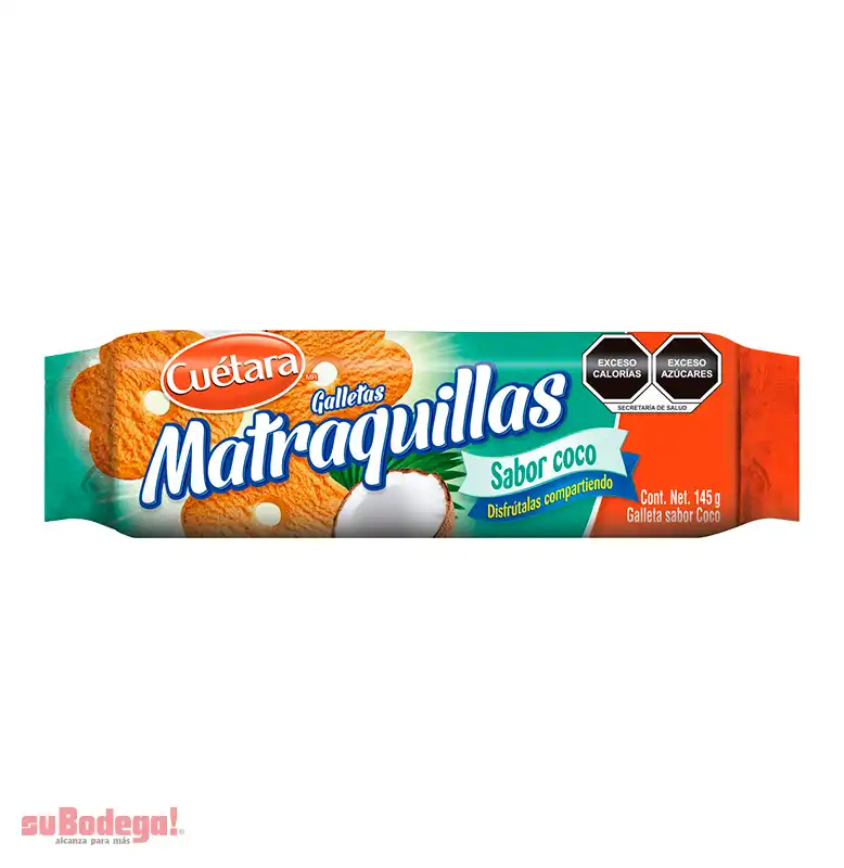 Galletas Cuétara Matraquillas Coco 145 gr.