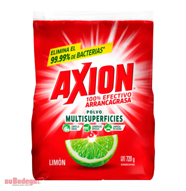Detergente Axión Limón 720 gr.