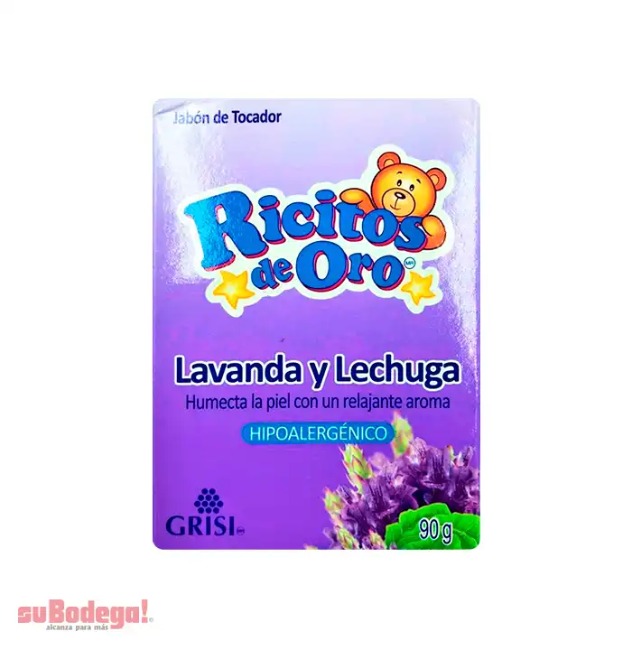Jabón de Tocador para Bebé Ricitos de Oro Lavanday Lechuga 90 g