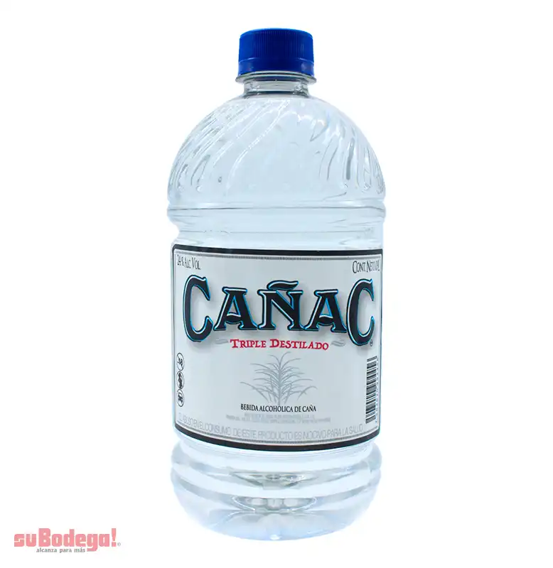 Aguardiente Cañac Blanco 900 ml.