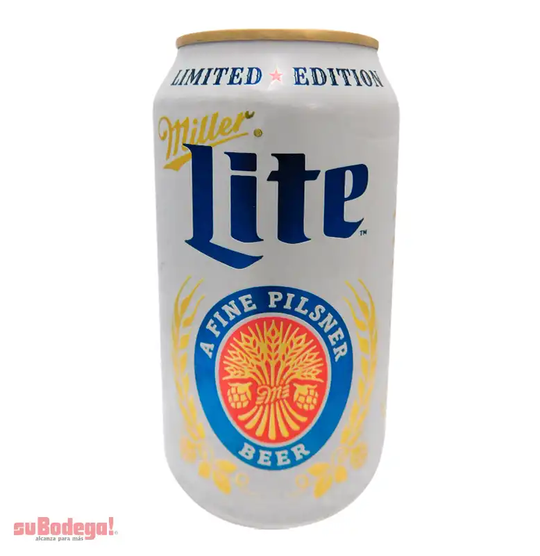 Cerveza Miller Lite Lata 355 ml.