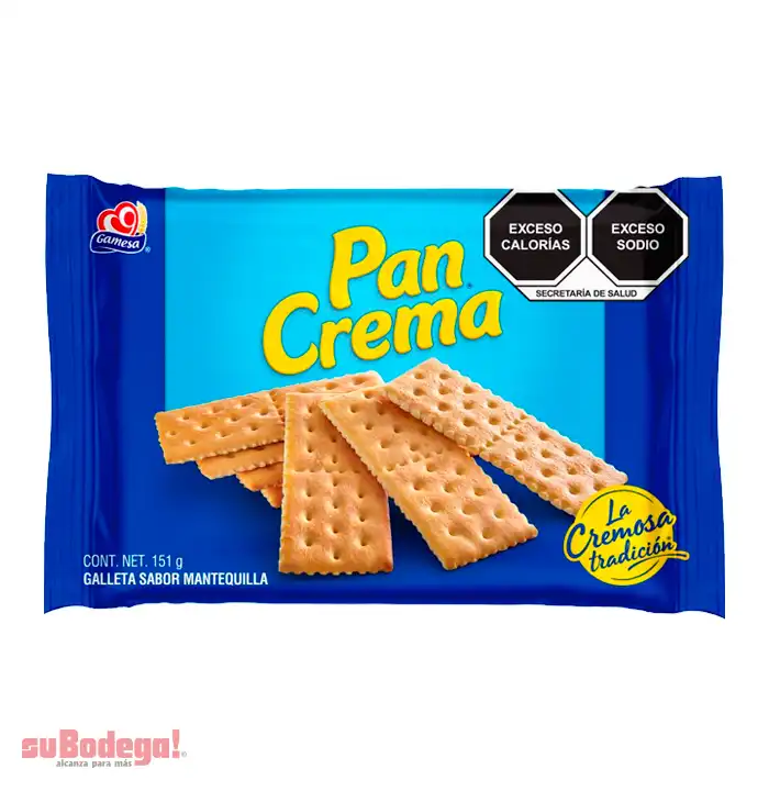 Galletas Gamesa Pan Crema 151 gr.