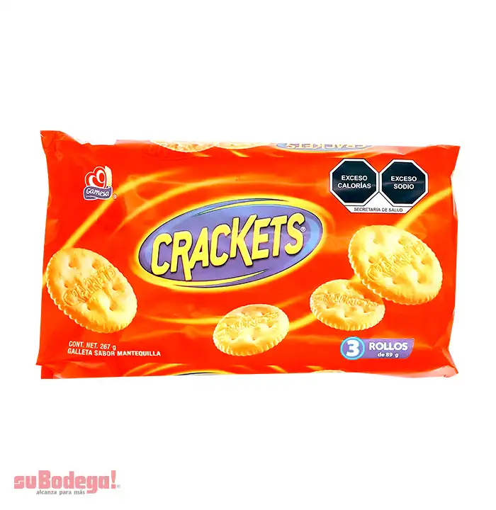 Galletas Gamesa Crackets 267 gr.