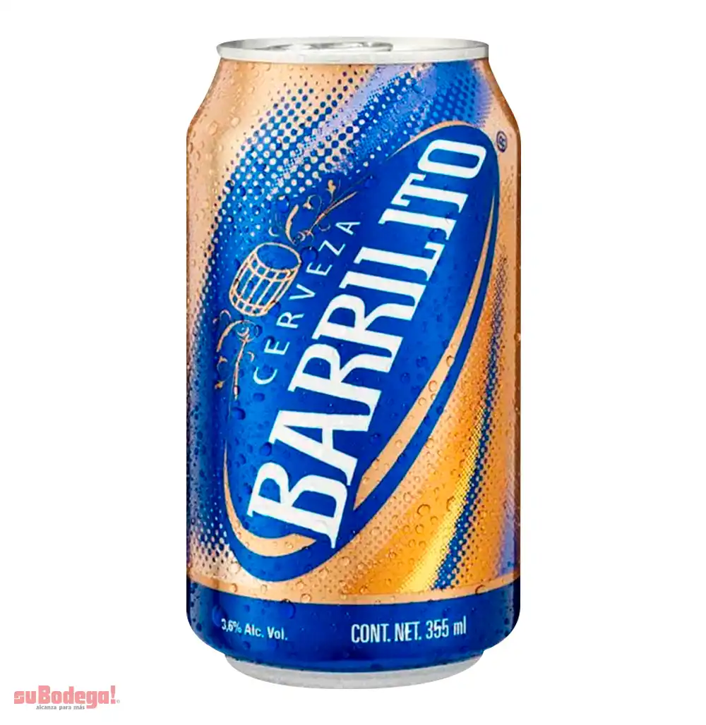 Cerveza Barrilito Lata 355 Ml.
