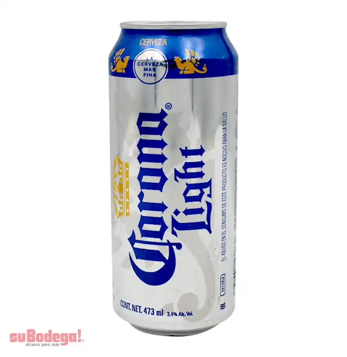 Cerveza Corona Light Lata 473 ml.