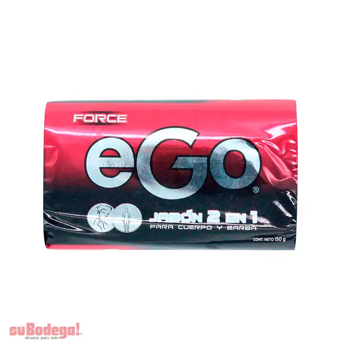 Jabón de Tocador Ego Force 2 en 1 150 gr.