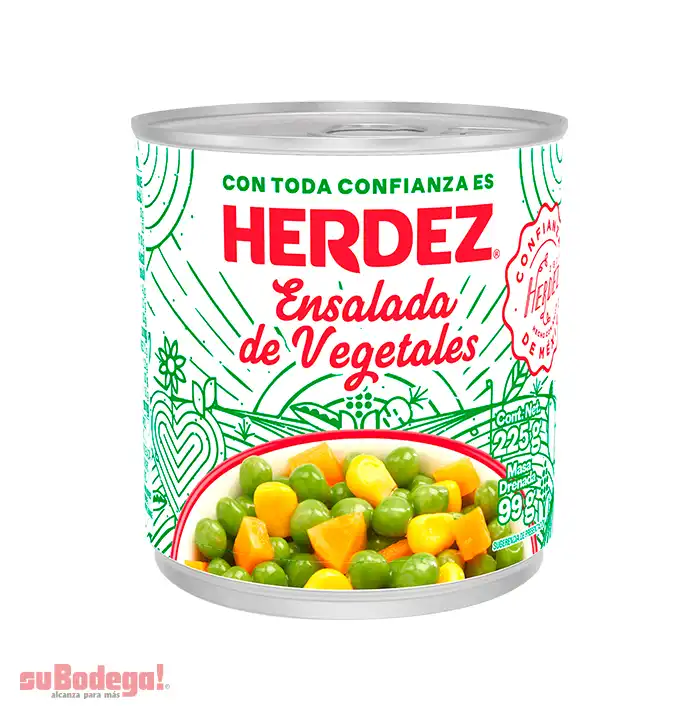 Ensalada de Vegetales Herdez 225 gr.