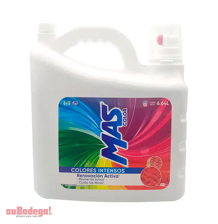 Detergente Más Color Líquido 6.64 lt.