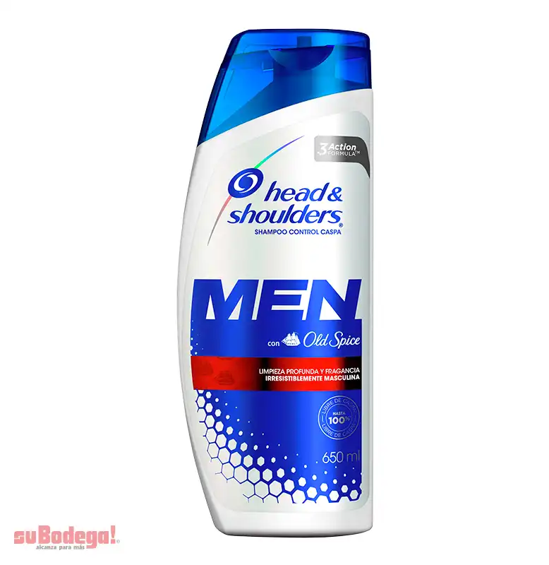 Shampoo Head & Shoulders Old Spice Hombre 650 ml.