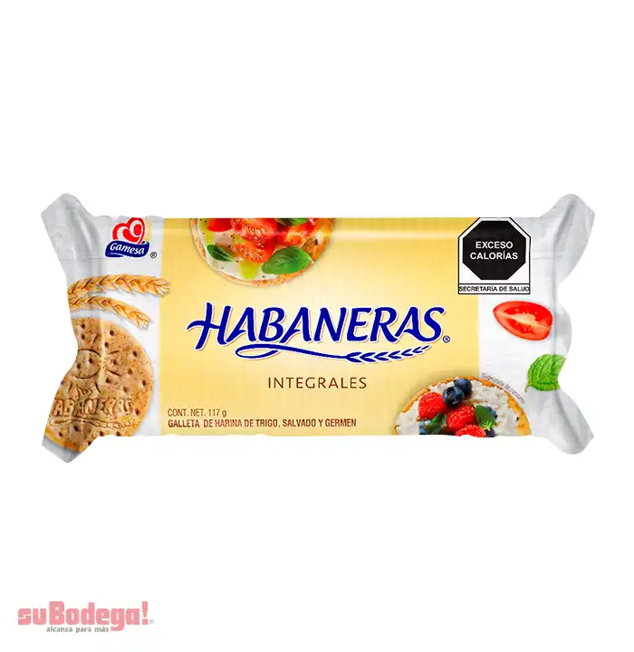 Galletas Gamesa Habaneras Integrales 117 gr.