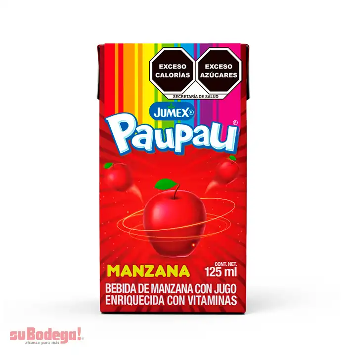 Bebida Pau Pau Manzana 125 ml.