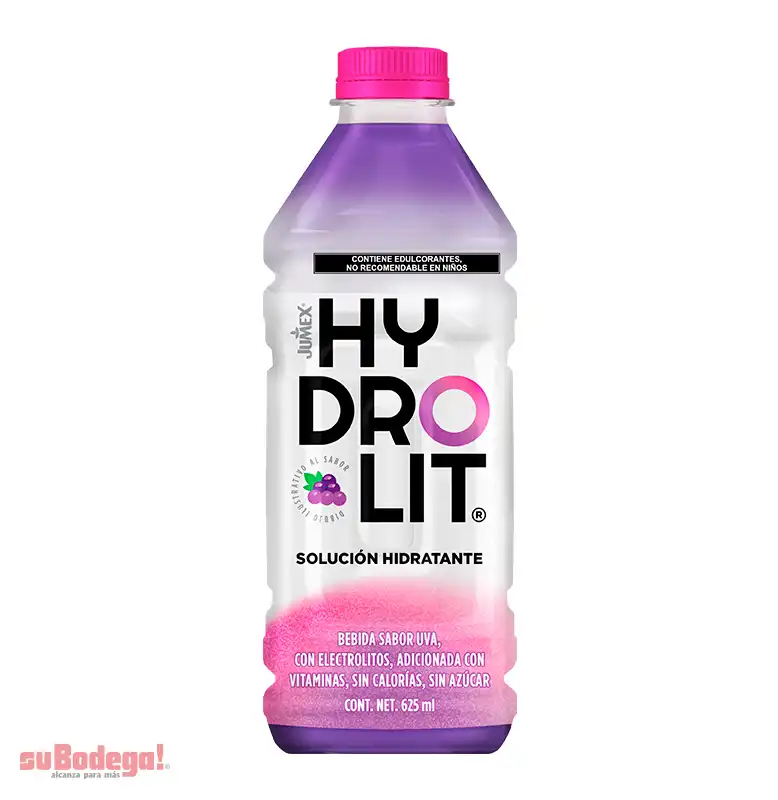 Bebida Jumex Hydrolit Uva 625 ml.