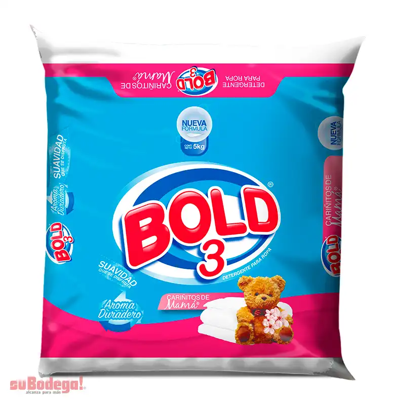 Detergente Bold 3 Cariñitos de Mama 5 kg.