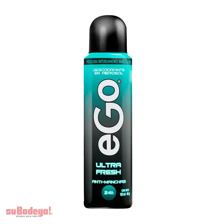 Desodorante Ego Ultra Fresh Aerosol 150 ml.