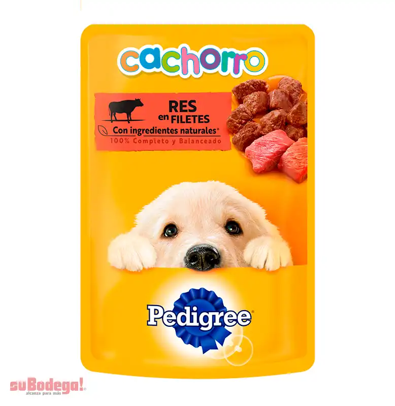 Alimento Pedigree Puppy Cachorro Res 100 gr.