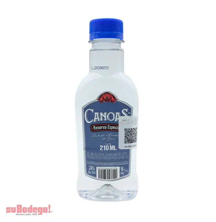 Licor de Caña Canoas 210 ml.