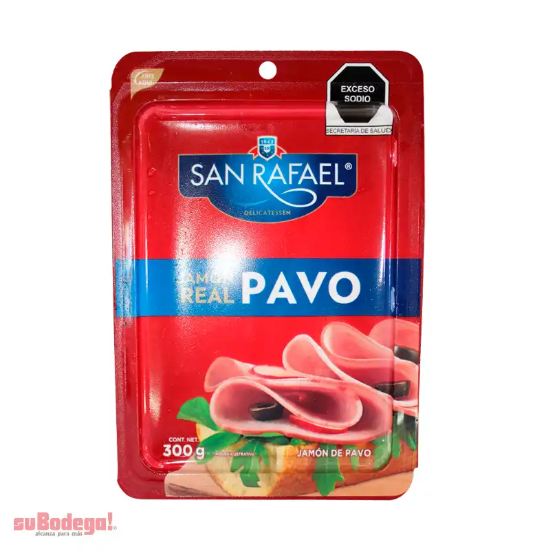 Jamón de Pavo Real San Rafael 300 gr.