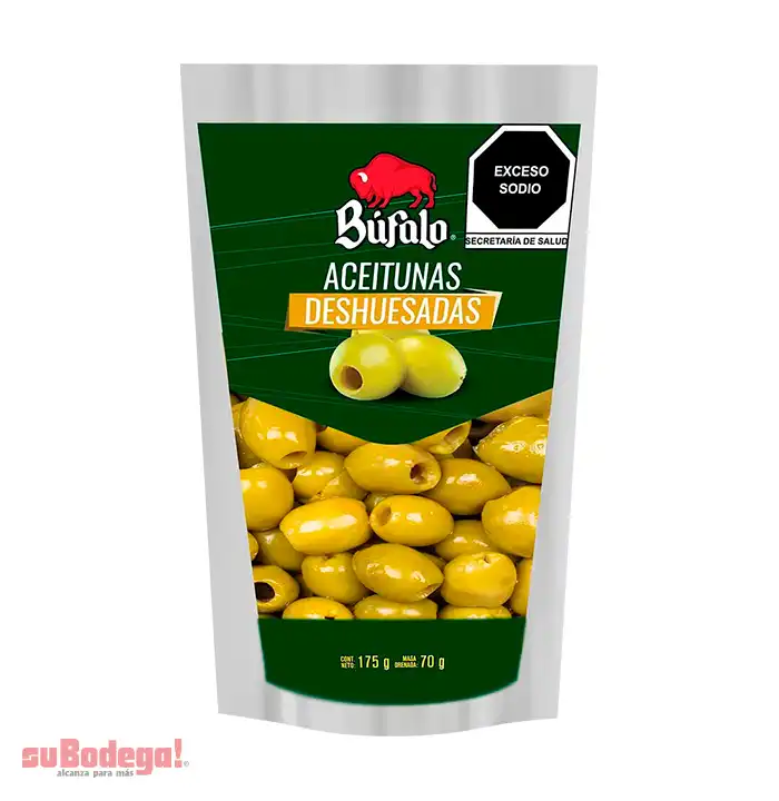 Aceituna Búfalo Sin Hueso Doy Pack 175 gr.  