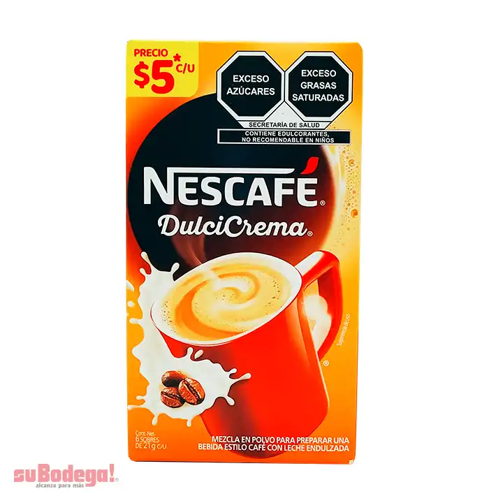 Café Nescafé DulciCrema 6/21 gr.