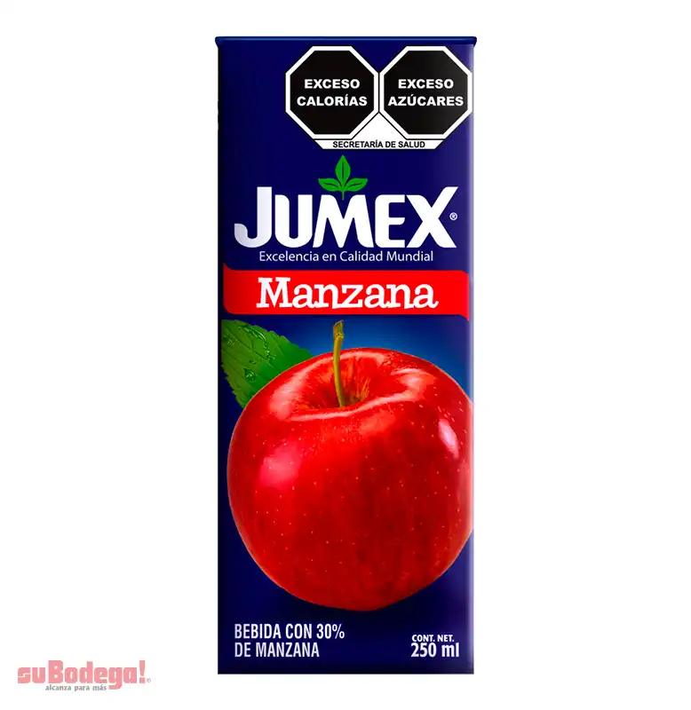 Bebida Jumex Manzana Mini Brick 250 ml.
